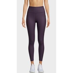 Lululemon Yoga Leggings Womens Small Plum Mid-Rise Slim Pant Training Activewear